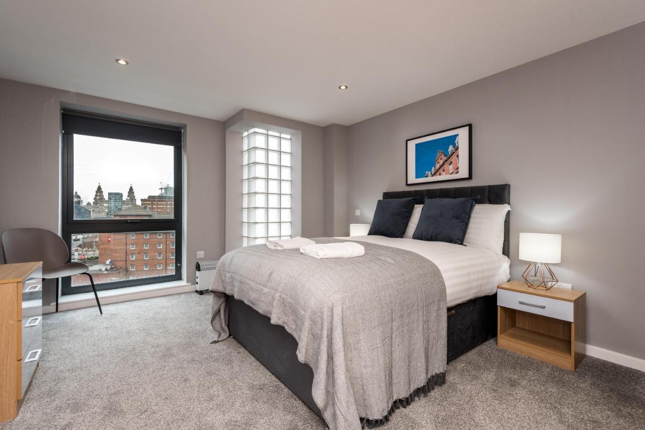 Host Apartments - Contemporary 3 Bed Apt With Balcony - Perfect For Long Stays Liverpool Exterior foto