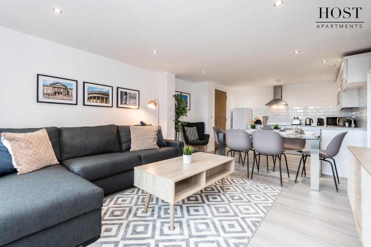 Host Apartments - Contemporary 3 Bed Apt With Balcony - Perfect For Long Stays Liverpool Exterior foto